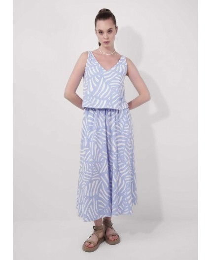 CLE Джемпер жен. 256914/177эфн, молочный/голубой