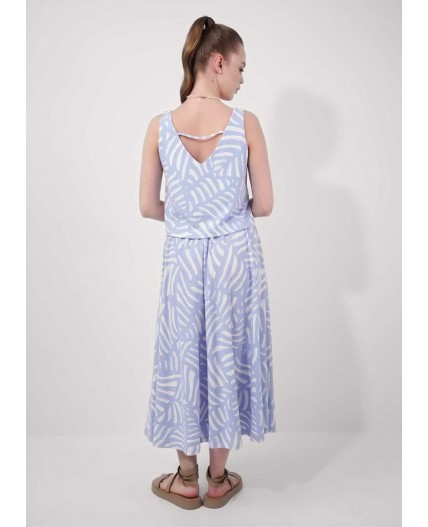 CLE Джемпер жен. 256914/177эфн, молочный/голубой