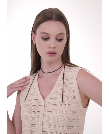 CLE Жилет жен. 254400/170фэш, св.бежевый