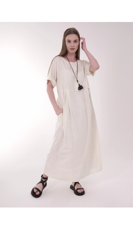 CLE Платье жен. 253199/170лв, молочный