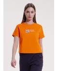 CLE Футболка жен. 256065кдт_п, оранжевый