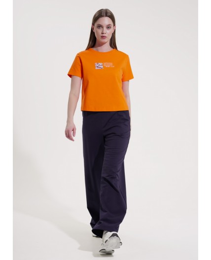 CLE Футболка жен. 256065кдт_п, оранжевый