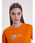 CLE Футболка жен. 256065кдт_п, оранжевый