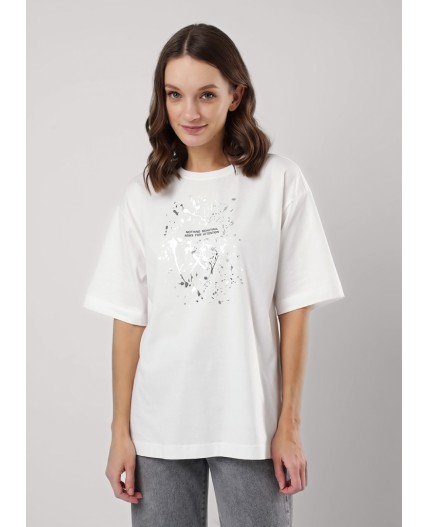 CLE Футболка жен. 256675кк_п, молочный