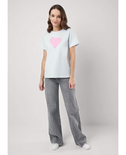 CLE Футболка жен. 256676кк_п, св.голубой
