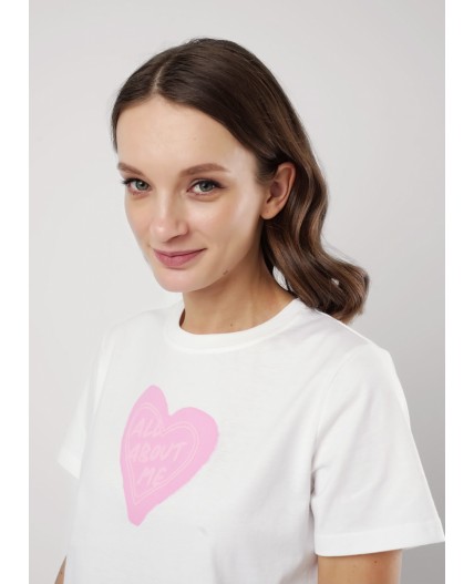 CLE Футболка жен. 256676кк_п, молочный