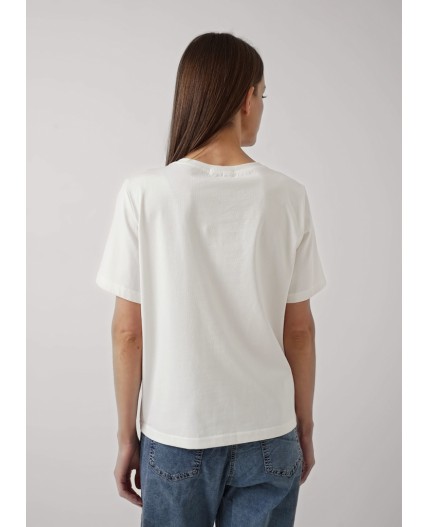 CLE Футболка жен. 256682кдт_п, молочный