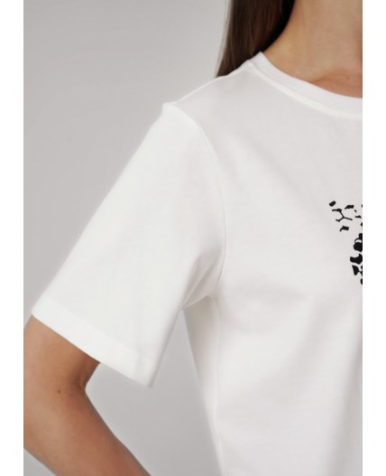 CLE Футболка жен. 256682кдт_п, молочный