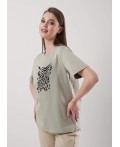 CLE Футболка жен. 256682кдт_п, оливковый