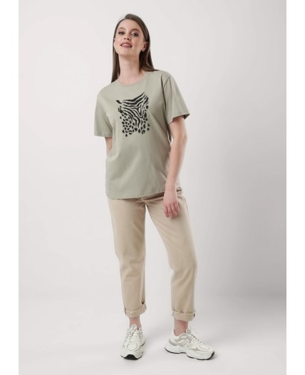 CLE Футболка жен. 256682кдт_п, оливковый