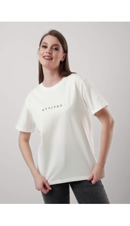 CLE Футболка жен. 256683кдт_п, молочный