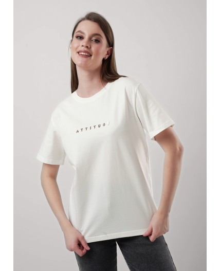 CLE Футболка жен. 256683кдт_п, молочный