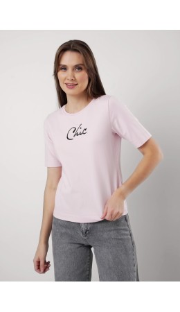 CLE Футболка жен. 256706/161кдт_п, св.розовый