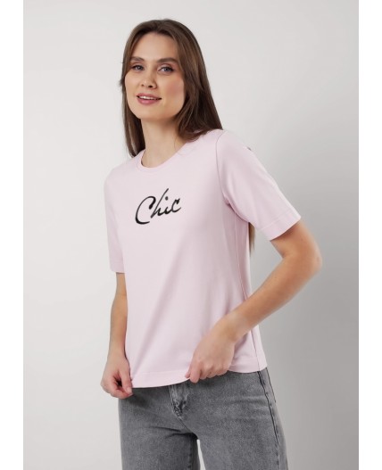 CLE Футболка жен. 256706/161кдт_п, св.розовый