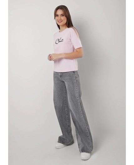 CLE Футболка жен. 256706/161кдт_п, св.розовый