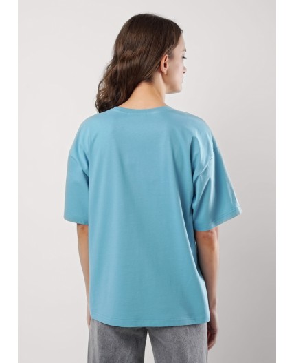 CLE Футболка жен. 256711кд_п, голубой