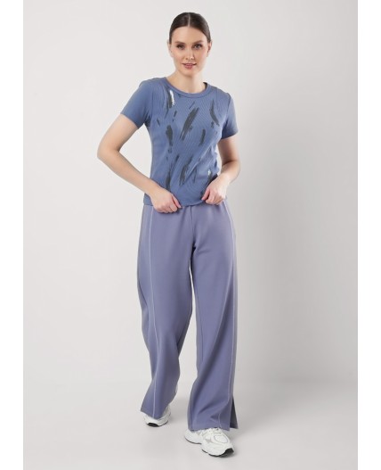 CLE Футболка жен. 256761/168ш_п, т.голубой