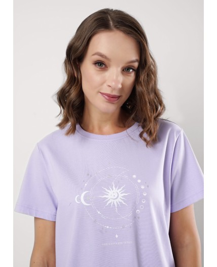 CLE Футболка жен. 256782кк_п, св.фиолетовый