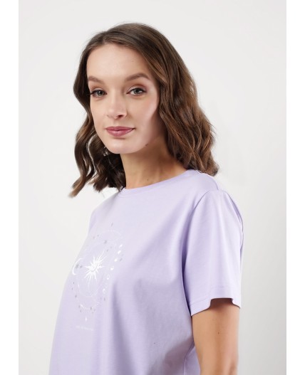 CLE Футболка жен. 256782кк_п, св.фиолетовый