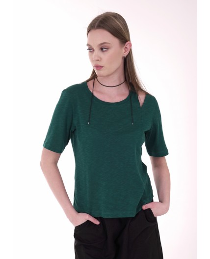 CLE Футболка жен. 256790/170о_п, т.зелёный