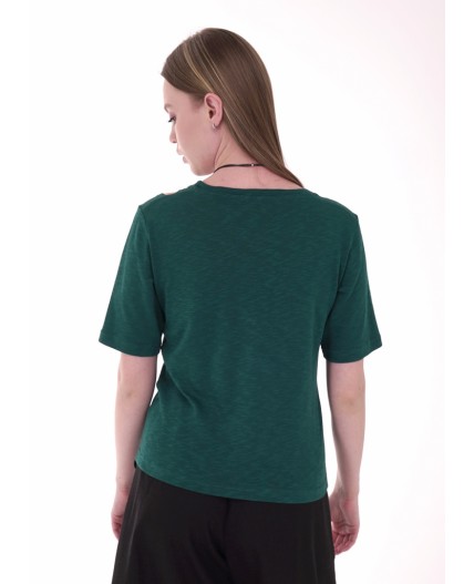 CLE Футболка жен. 256790/170о_п, т.зелёный