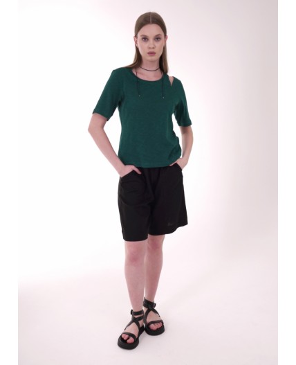 CLE Футболка жен. 256790/170о_п, т.зелёный