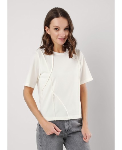 CLE Футболка жен. 256857зз, молочный