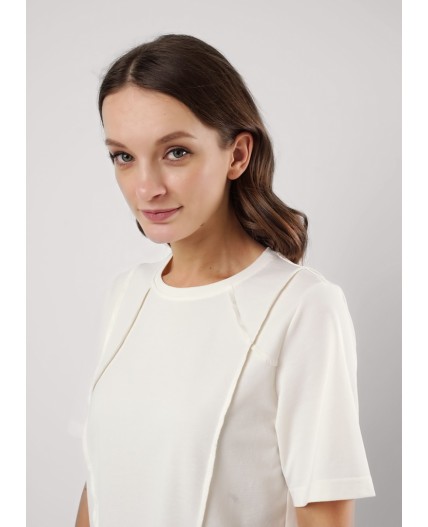 CLE Футболка жен. 256857зз, молочный