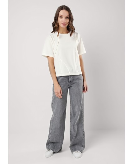 CLE Футболка жен. 256857зз, молочный