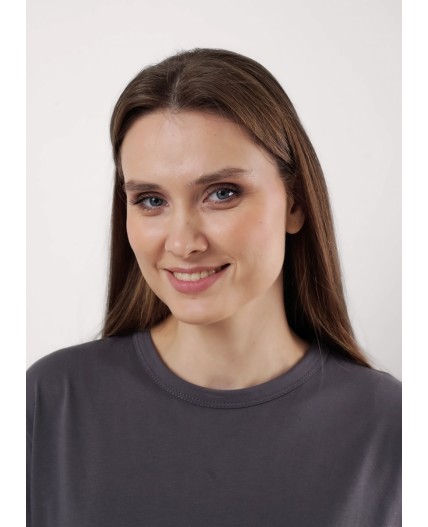 CLE Футболка жен. 356653кд, т.серый