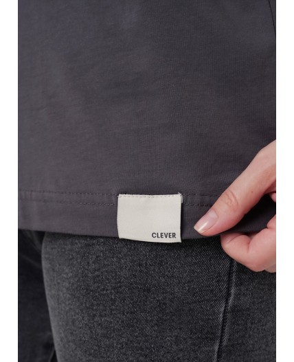 CLE Футболка жен. 356653кд, т.серый