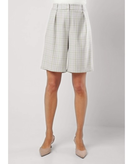 CLE Шорты жен. 253174/167нг, серый/св.зелёный