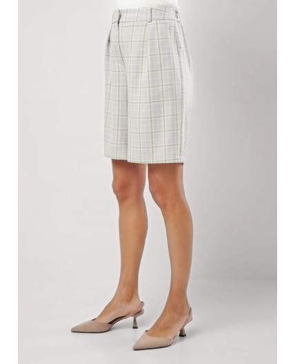 CLE Шорты жен. 253174/167нг, серый/св.зелёный