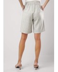 CLE Шорты жен. 253174/167нг, серый/св.зелёный