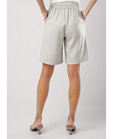 CLE Шорты жен. 253174/167нг, серый/св.зелёный