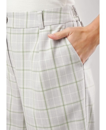 CLE Шорты жен. 253174/167нг, серый/св.зелёный