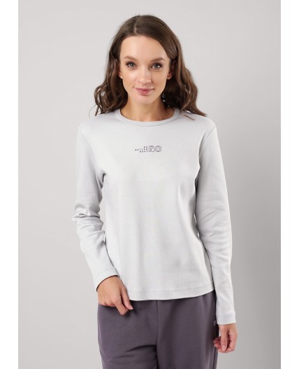 CLE LF25-100-2 Фуфайка жен. Грей, св.серый