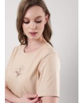 CLE LF25-968 Футболка жен. Home line ВЛ25, св.бежевый