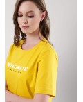 CLE LF25-968 Футболка жен. Home line ВЛ25, т.жёлтый