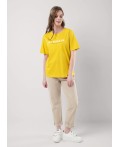 CLE LF25-968 Футболка жен. Home line ВЛ25, т.жёлтый