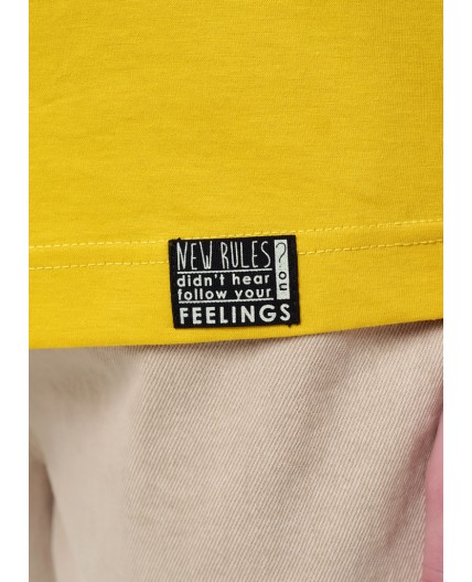 CLE LF25-968 Футболка жен. Home line ВЛ25, т.жёлтый