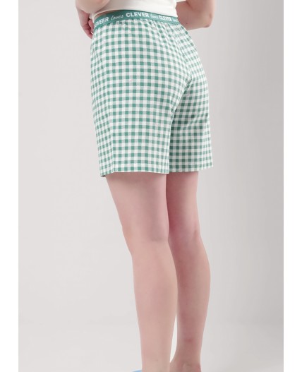 CLE LP25-968 Пижама жен. Home line ВЛ25, молочный/св.зелёный