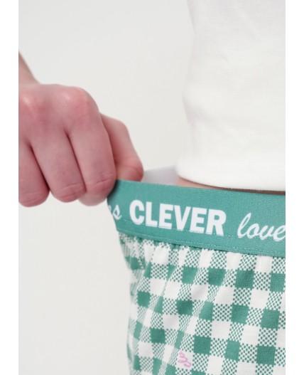 CLE LP25-968 Пижама жен. Home line ВЛ25, молочный/св.зелёный