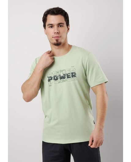 CLE MF550222 Футболка муж., св.зелёный