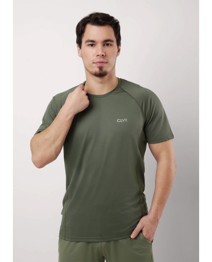 CLE MF550240 Футболка муж.спорт., хаки