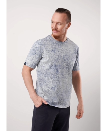 CLE MF550533 Футболка муж., серый/джинсовый