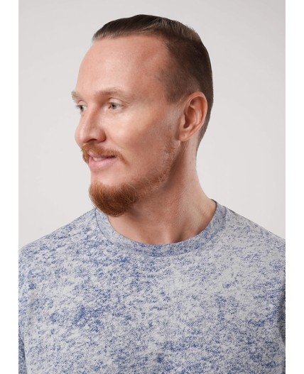 CLE MF550533 Футболка муж., серый/джинсовый