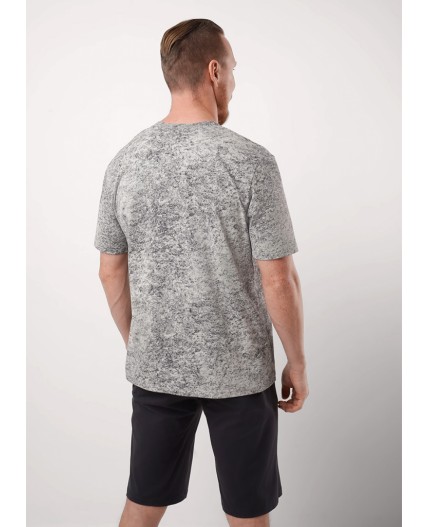 CLE MF550541 Футболка муж., св.бежевый/т.серый