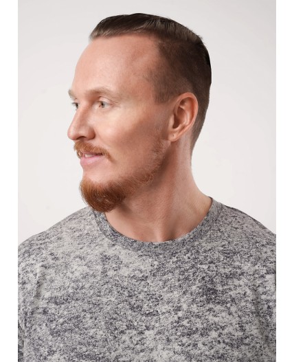 CLE MF550541 Футболка муж., св.бежевый/т.серый