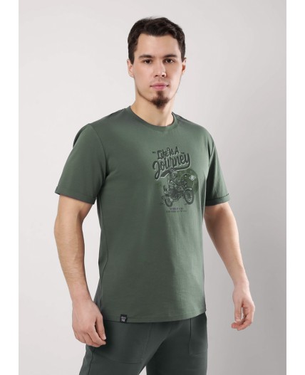 CLE MHP550822/1 Набор одежды муж., зелёный/т.серый